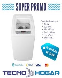 Tecnohogar lavarropa